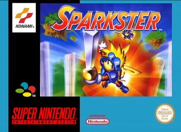 Sparkster (Europe) box cover front